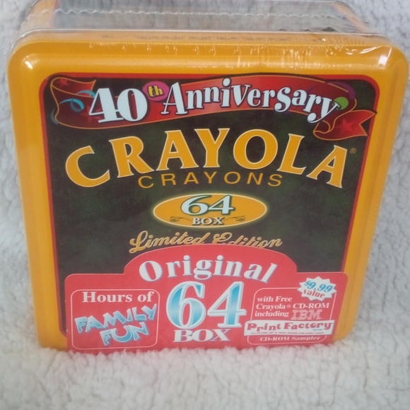 Crayola Other Sealed 4th Anniversary Crayola Crayons Limited